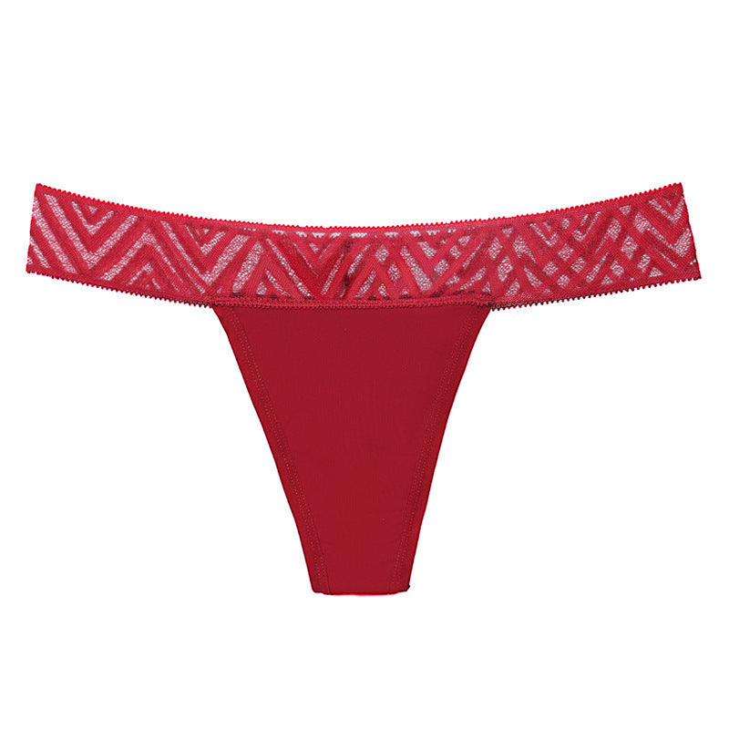 Women Plus Size Cotton Lace Sexy Underpants Seamless Thongs Panties Panty G String Tanga Underwear