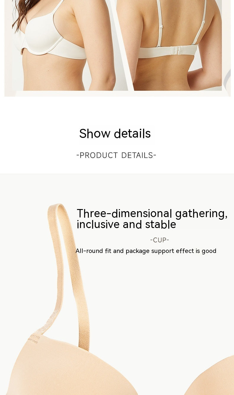 Soft Steel Ring Push Up Plump External Expansion Bra
