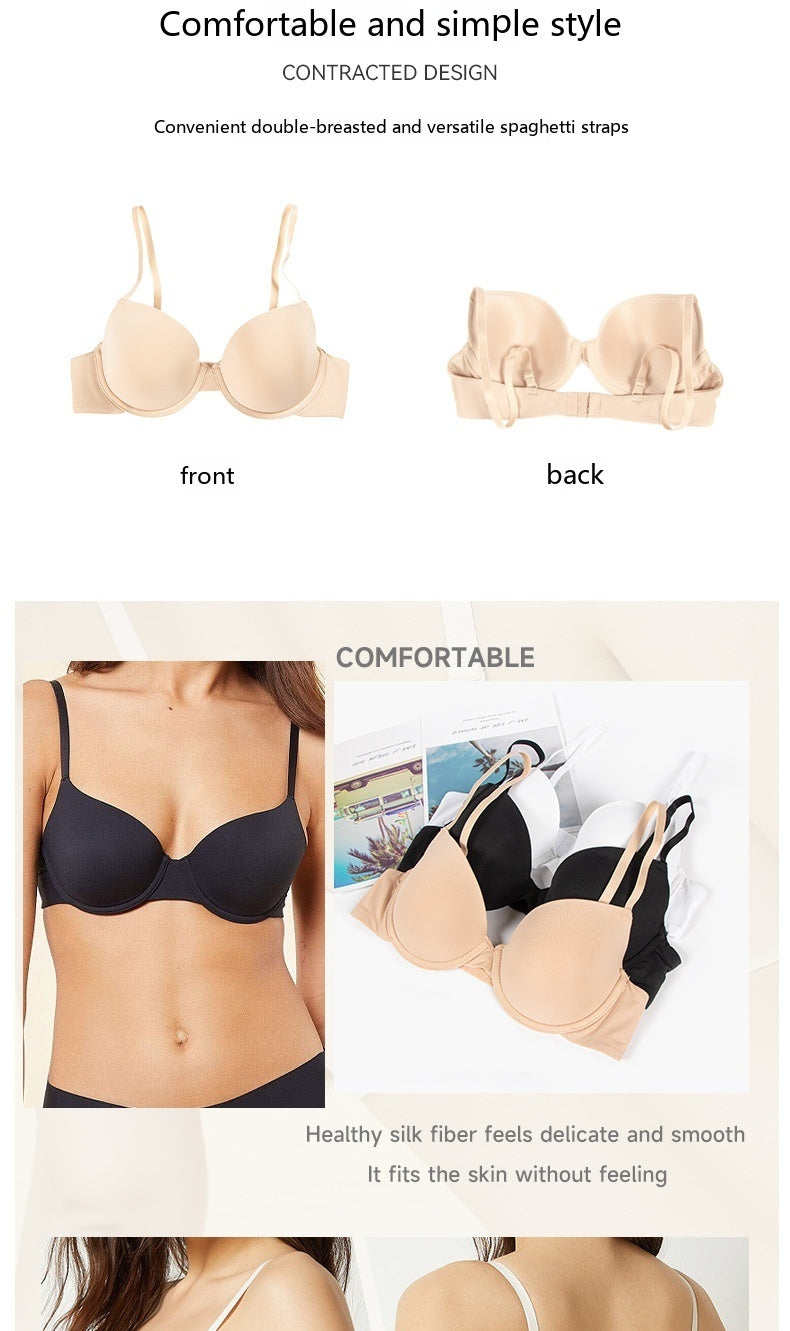 Soft Steel Ring Push Up Plump External Expansion Bra