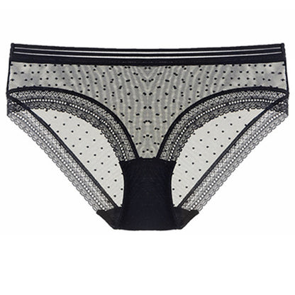 Low-Waist Mesh Lace Wrapped Women's Panties