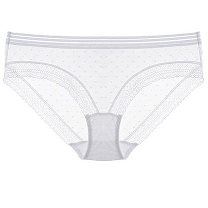 Low-Waist Mesh Lace Wrapped Women's Panties