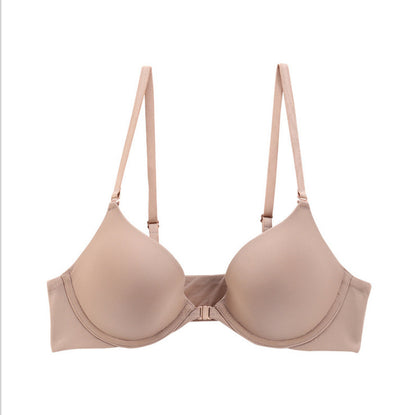 Women's Front Buckle Push Up And Anti-sagging Chest Bra