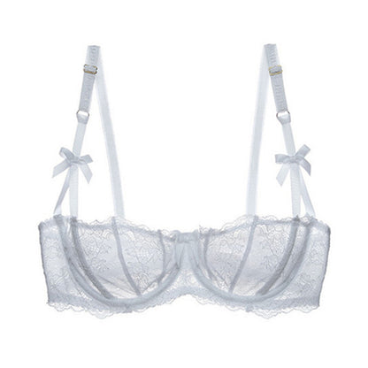 Girls Lace Half Cup Thin Bra